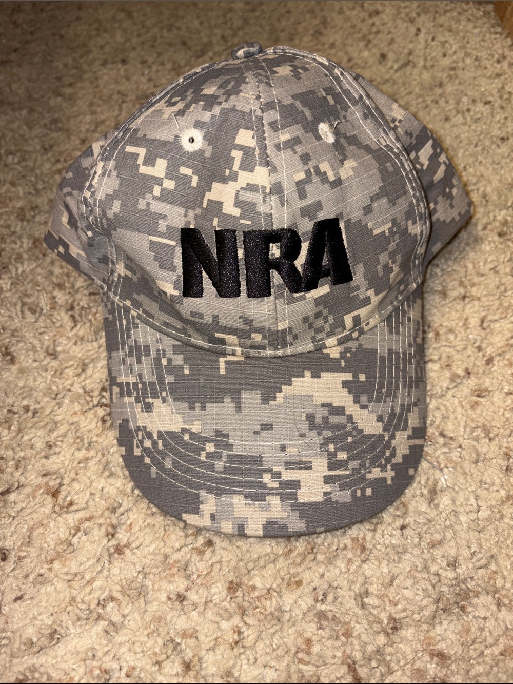 Camo NRA Hat